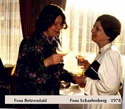 Frau Betzendahl, Frau Schafenberg 1978