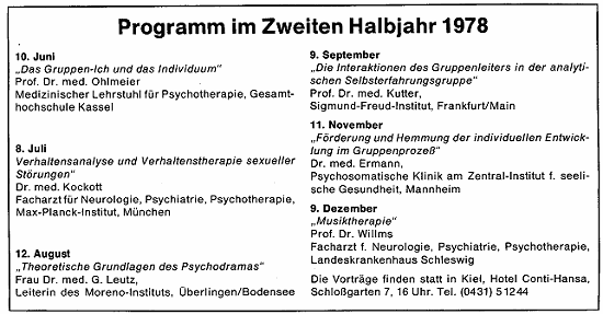 Programm 1978